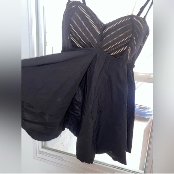 Black Tankini Swim Top | Profile By Gottex | Size: US 8 - Picture 4 of 7